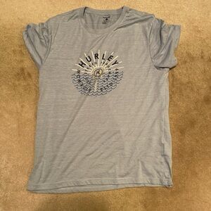 Hurley Men's Grey Graphic T-Shirt